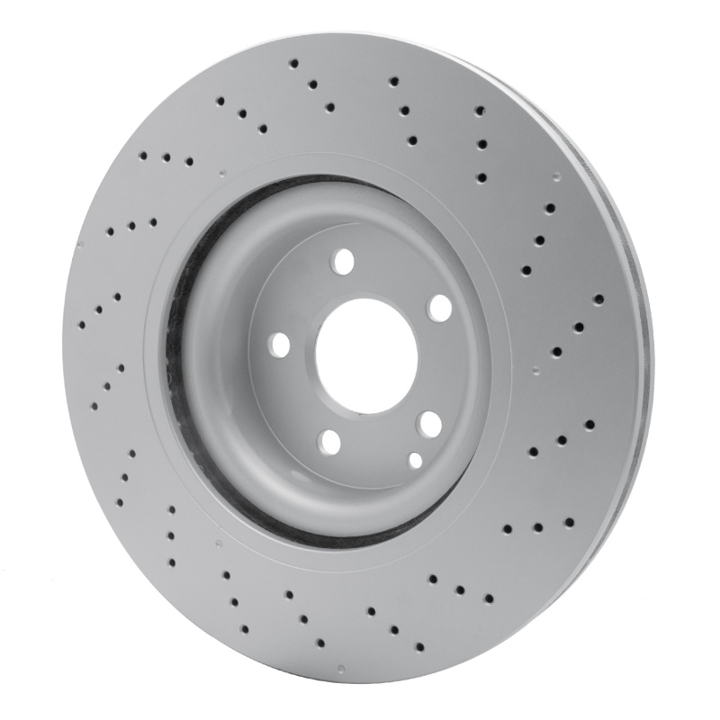 Mercedes-Benz S550 Brake Rotor (1) - Front - R1 Concepts - Drilled GeoSPEC - `07-`14